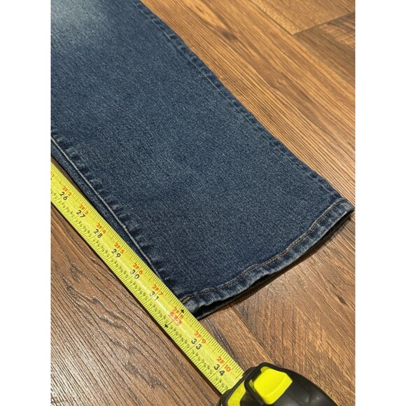 True Religion Jeans Mens 42x32 Blue Ricky Relaxed Straight Flap Pockets Denim - Picture 8 of 9